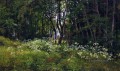 flowers on the forest edge 1893 classical landscape Ivan Ivanovich